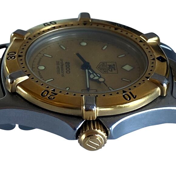 Tag Heuer 2000 Series Two-Tone Men’s Quartz Watch – 36.9mm – 7” Bracelet - Picture 3 of 14